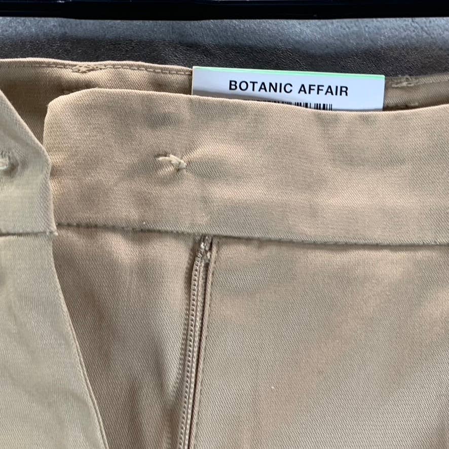 ALFANI Women's Petite Fresh Almond Comfort-Waist Ankle Length Slim Pants SZ 8P