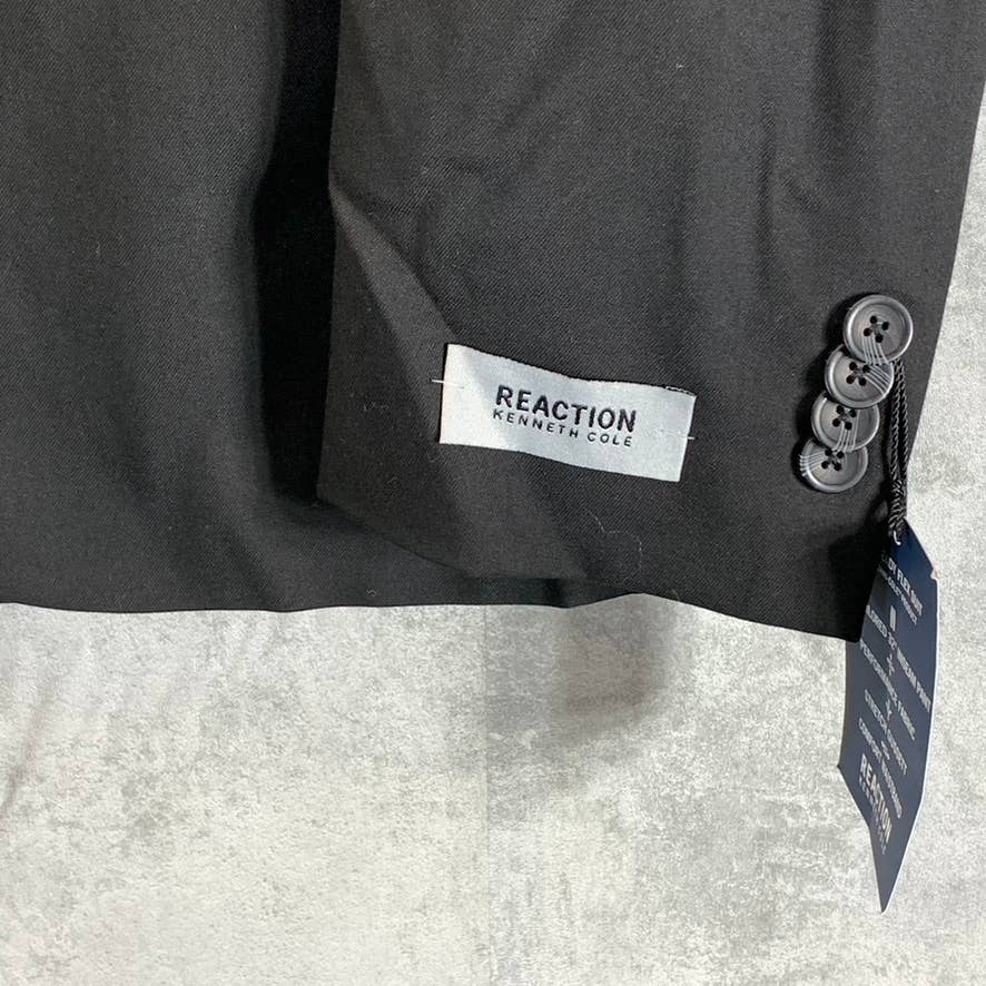 REACTION KENNETH COLE Men's Short Black Techni-Cole Slim-Fit Suit Jacket SZ 40S