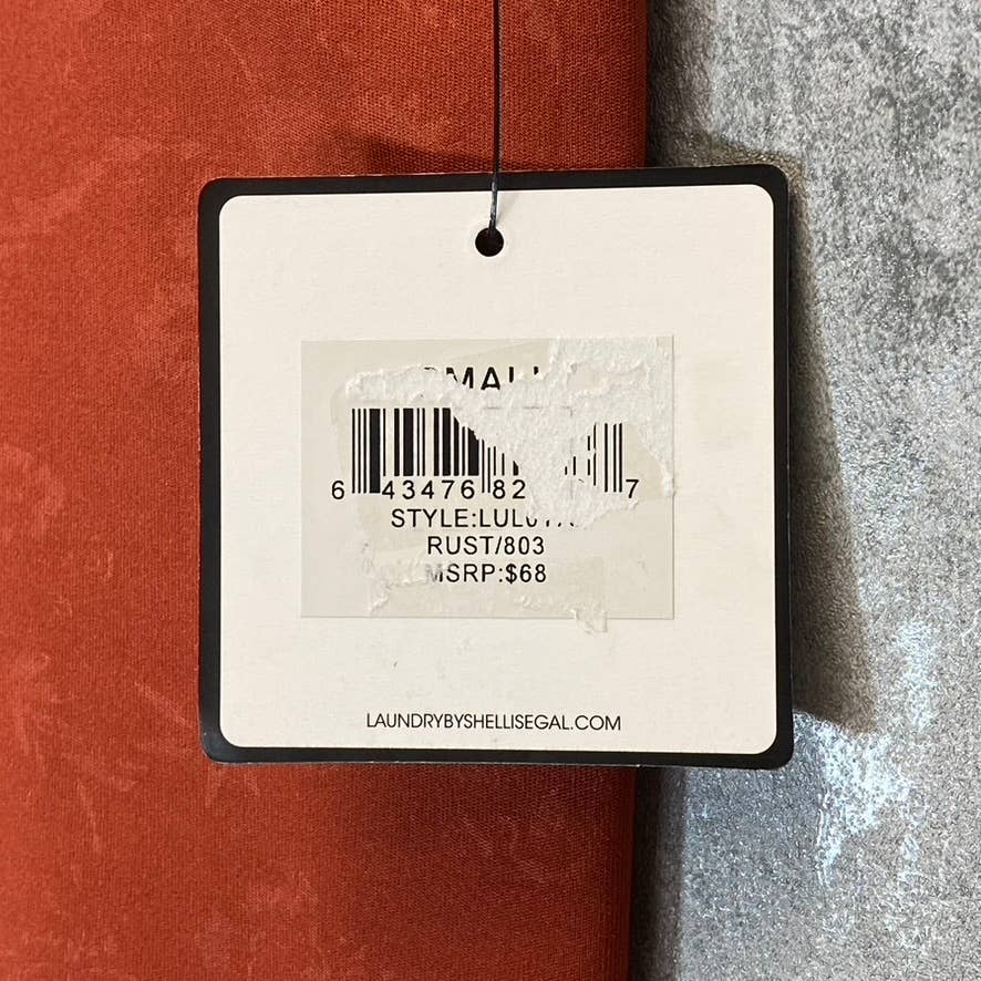 LAUNDRY By Shelli Segal Rust Printed High-Waist Stretch Pull-On Active Leggings SZ S