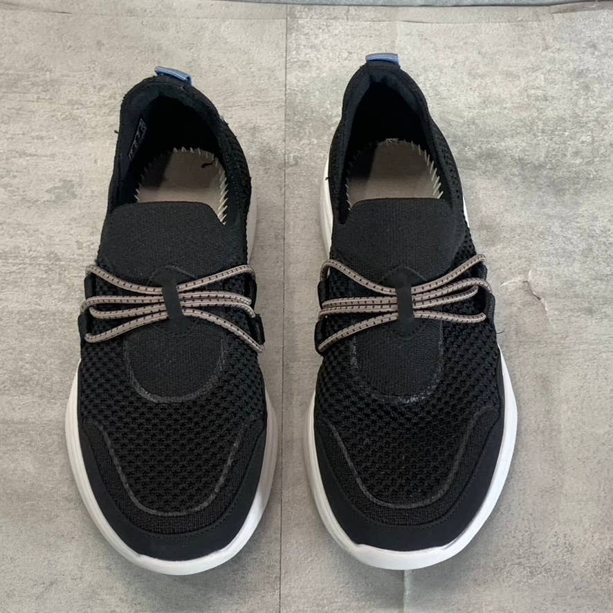 CLARKS Women's Black Combo Fabric Ezera Run Slip-On Sneakers SZ 6.5