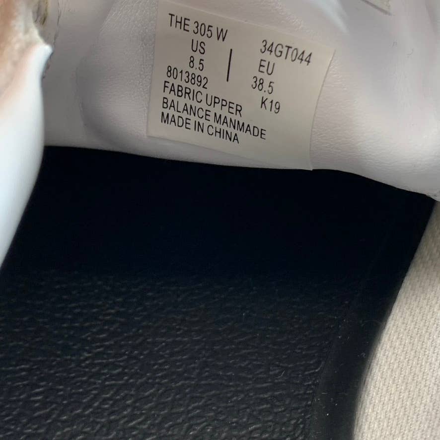 GOATS Women's White Canvas The 305 2-Strap Slip-On Platform Sneakers SZ 8.5