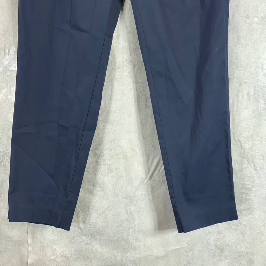 ALFANI Women's Petite Modern Navy Tapered Trouser Pants SZ 4P