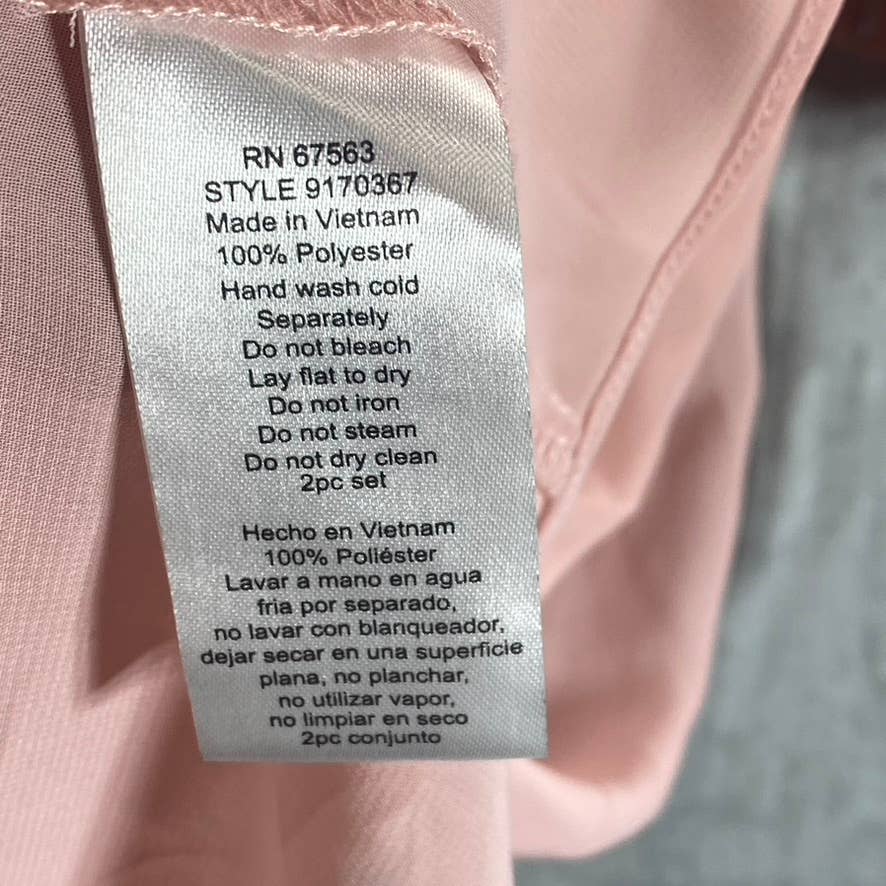 SLNY Women's Faded Rose Bead Embellished Cuff 3/4 Sleeve Drape Jacket SZ10