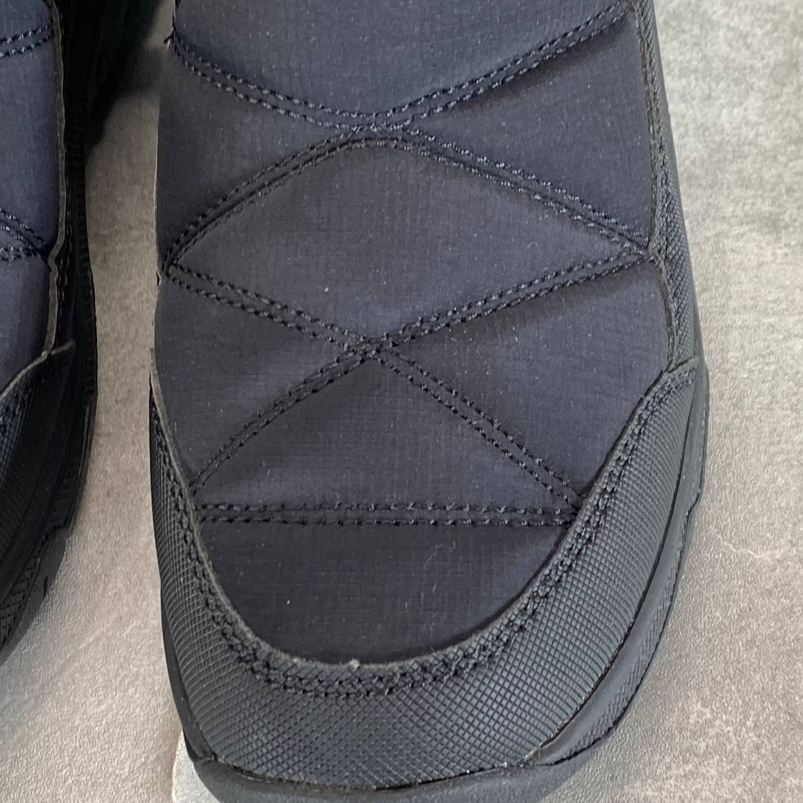 EASY SPIRIT Women's Black Fabric Tru Round-Toe Casual Cold Weather Booties SZ 6