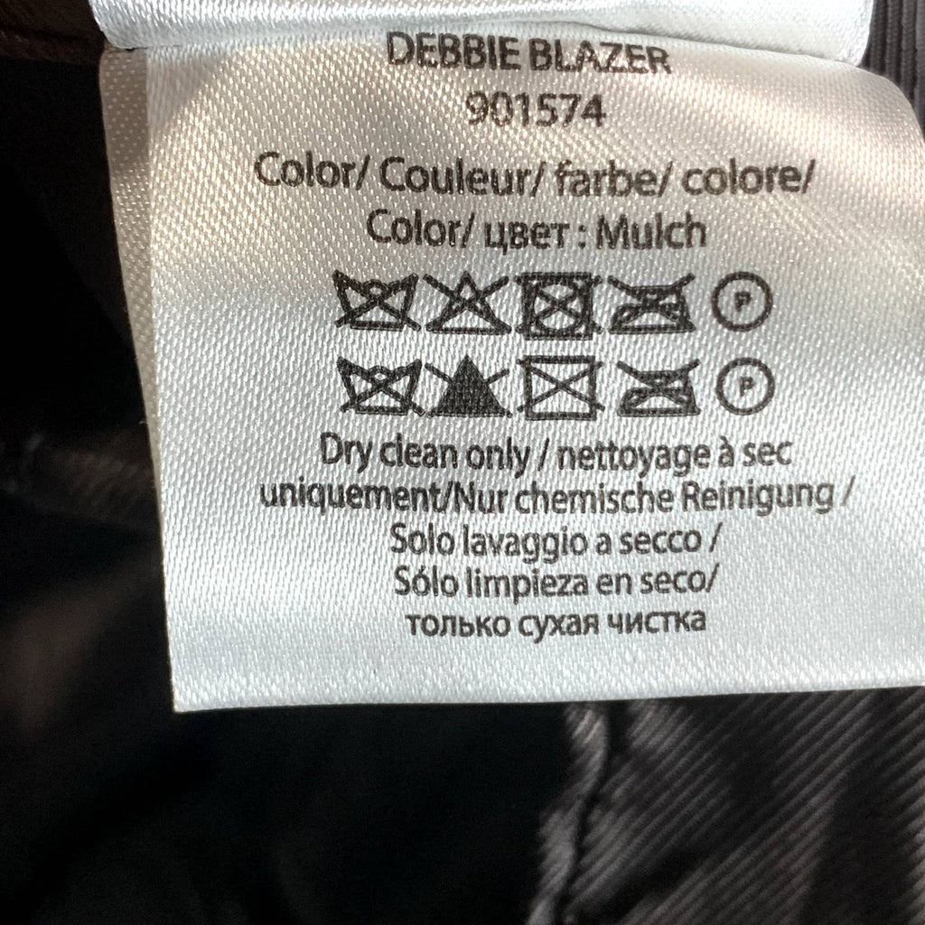 REMAIN BIRGER CHRISTENSEN Women's Mulch Leather Double-Breasted Blazer SZ US6