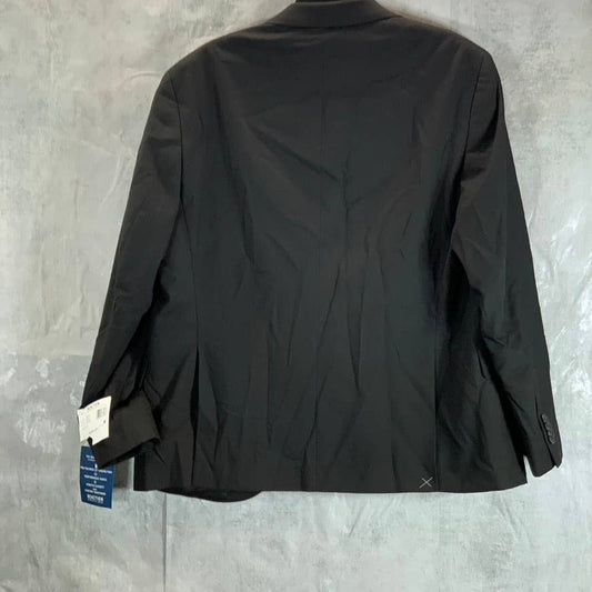 REACTION KENNETH COLE Men's Short Black Techni-Cole Slim-Fit Suit Jacket SZ 40S