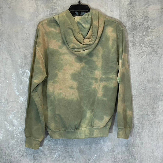 BDG URBAN OUTFITTERS Women's Khaki Tie-Dye Hooded Pullover Sweater SZ XS