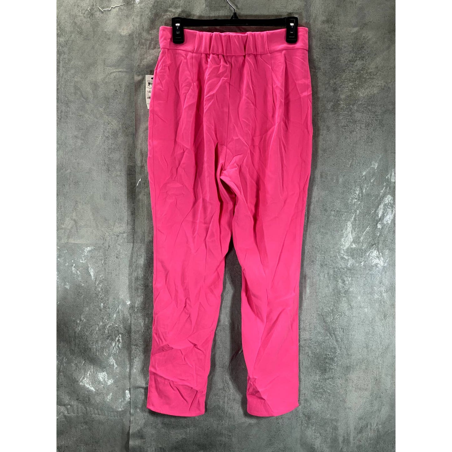 BAR III Women's Neon Pink Fizz High-Waist Cropped Pants SZ M