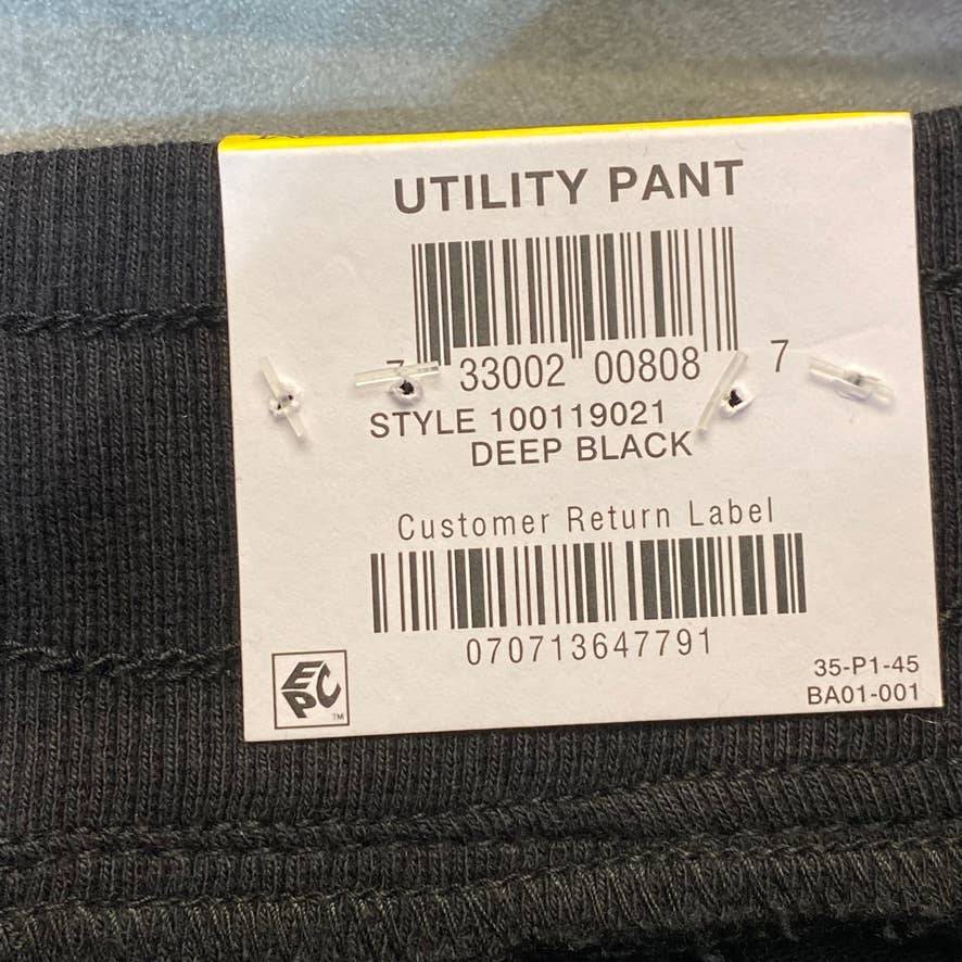 STYLE & CO Women's Deep Black Mid-Rise Comfort Drawstring Waist Utility Jogger Pull-On Pants SZ M