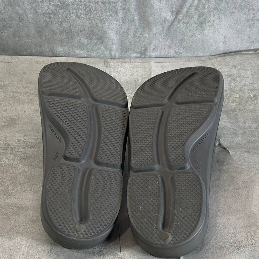 JBU Women's Charcoal Dover Slide Recovery Sandals SZ 6