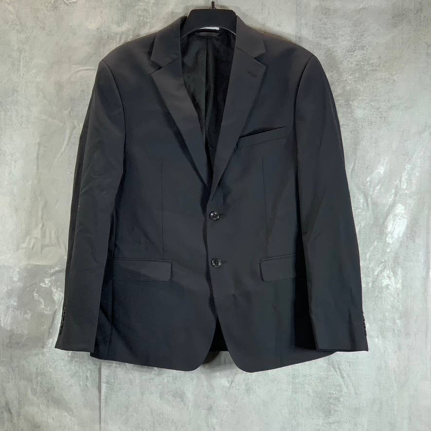 BAR III Men's Black Skinny-Fit Two-Button Wrinkle-Resistant Suit Jacket SZ 42S