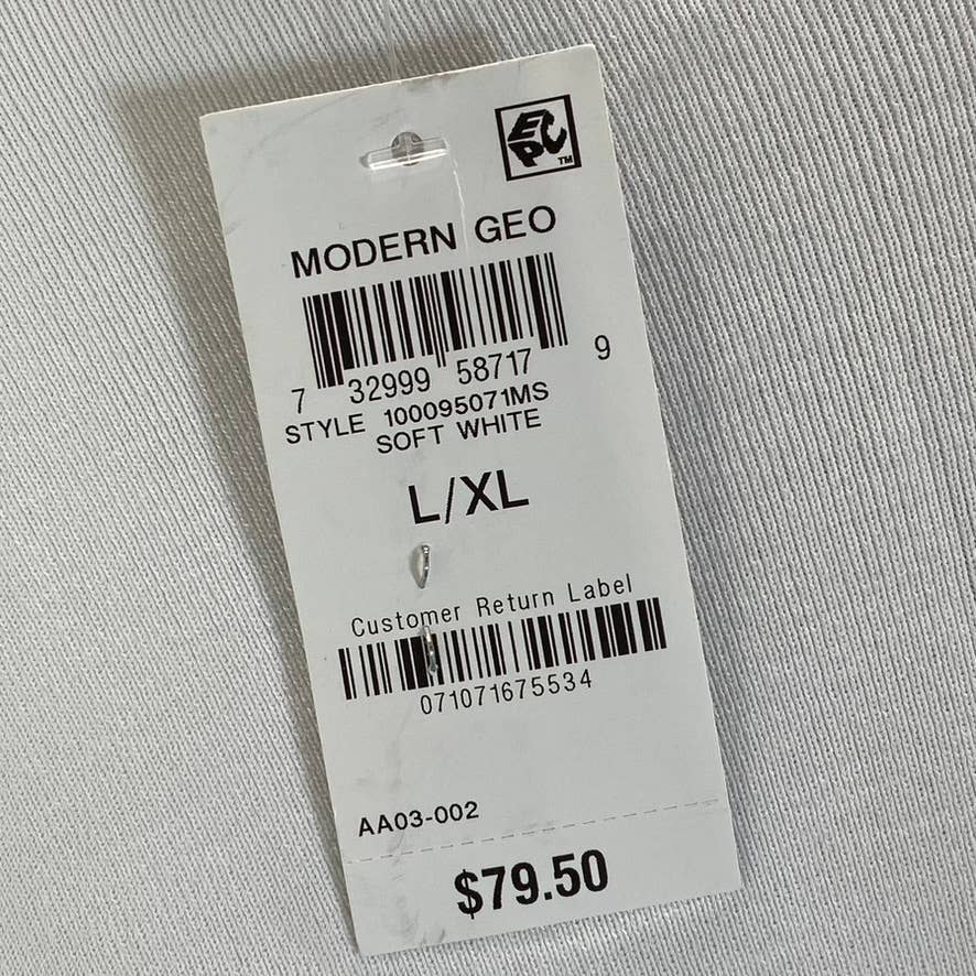 ALFANI Women's Soft White Drape-Cape Open-Front Sweater SZ L/XL