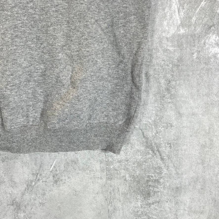 CLUB ROOM Men's Grey Solid V-Neck Pullover Sweater Vest SZ L