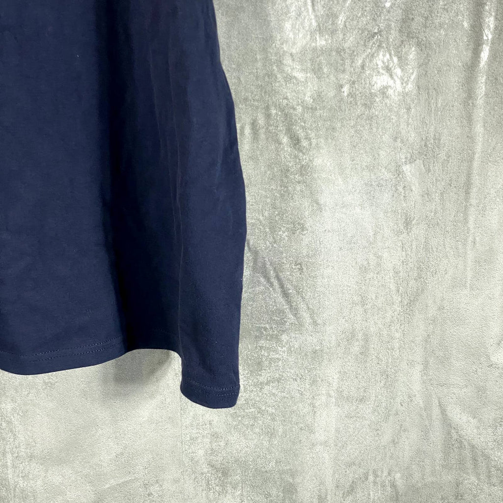 TOMMY JEANS Men's Twilight Navy Crewneck Printed Archive Graphic Boxy Fit TShirt