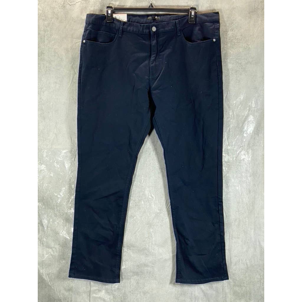 ALFANI Men's Navy Simon Straight-Leg Five-Pocket Jeans SZ 40X32