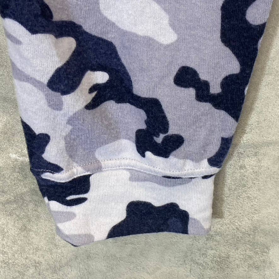 JESSICA SIMPSON Women's Blue Hidden Camo Pull-On 4-Pocket Jogger Pants SZ XL