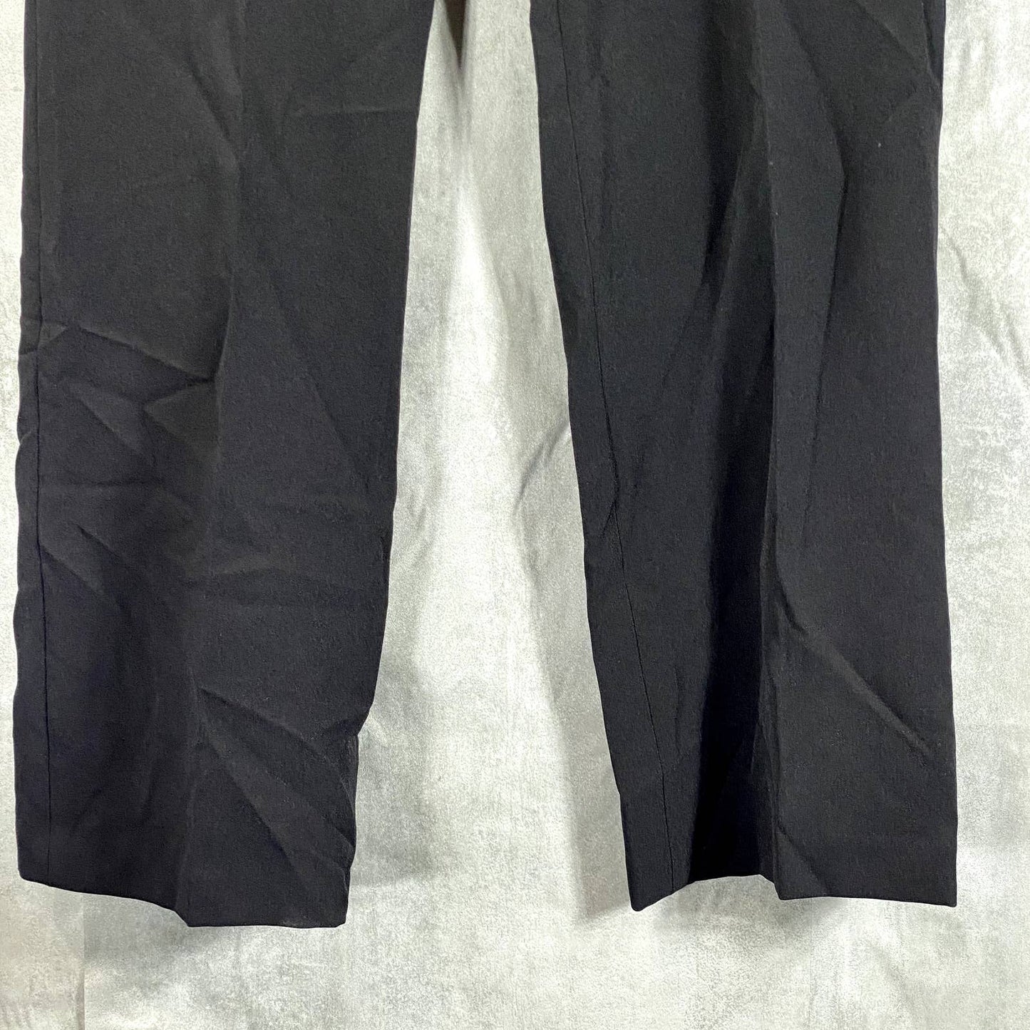 KASPER Women's Black Tab-Waist Mid-Rise Modern Straight-Leg Dress Pants SZ 6