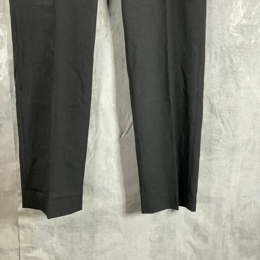 IZOD Men's Solid Black Regular Classic-Fit Suit Pants SZ 34X30
