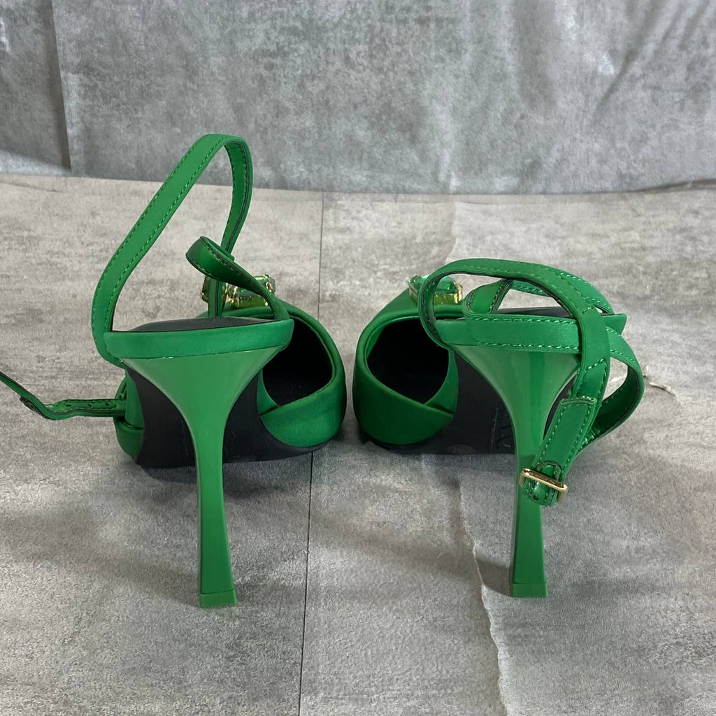 INC INTERNATIONAL CONCEPTS X MATEO Women's Green Victoria Gemstone Pumps SZ 5