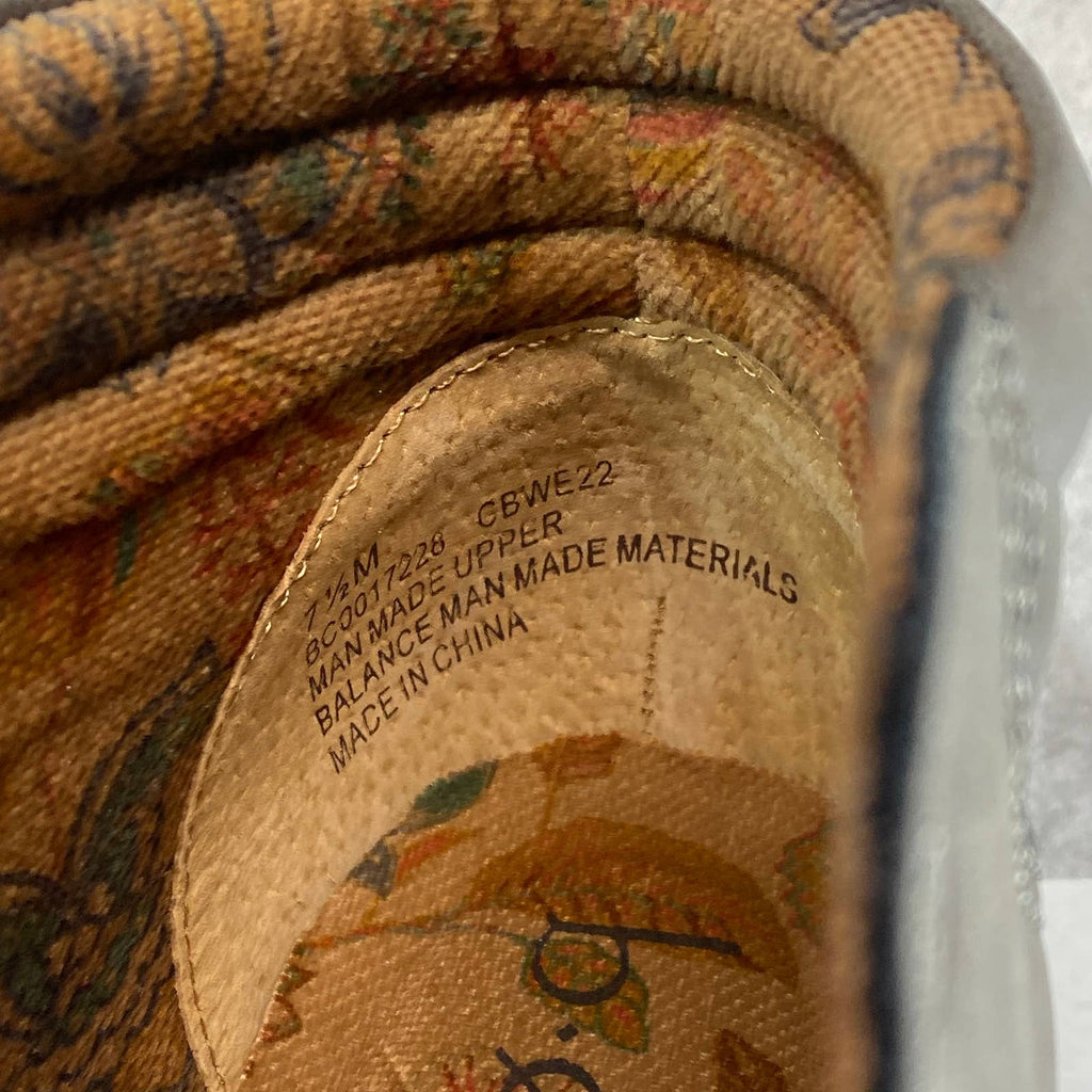 B.O.C Women's Light Grey Alder Lace-Up Block-Heel Hiking Boots SZ 7.5