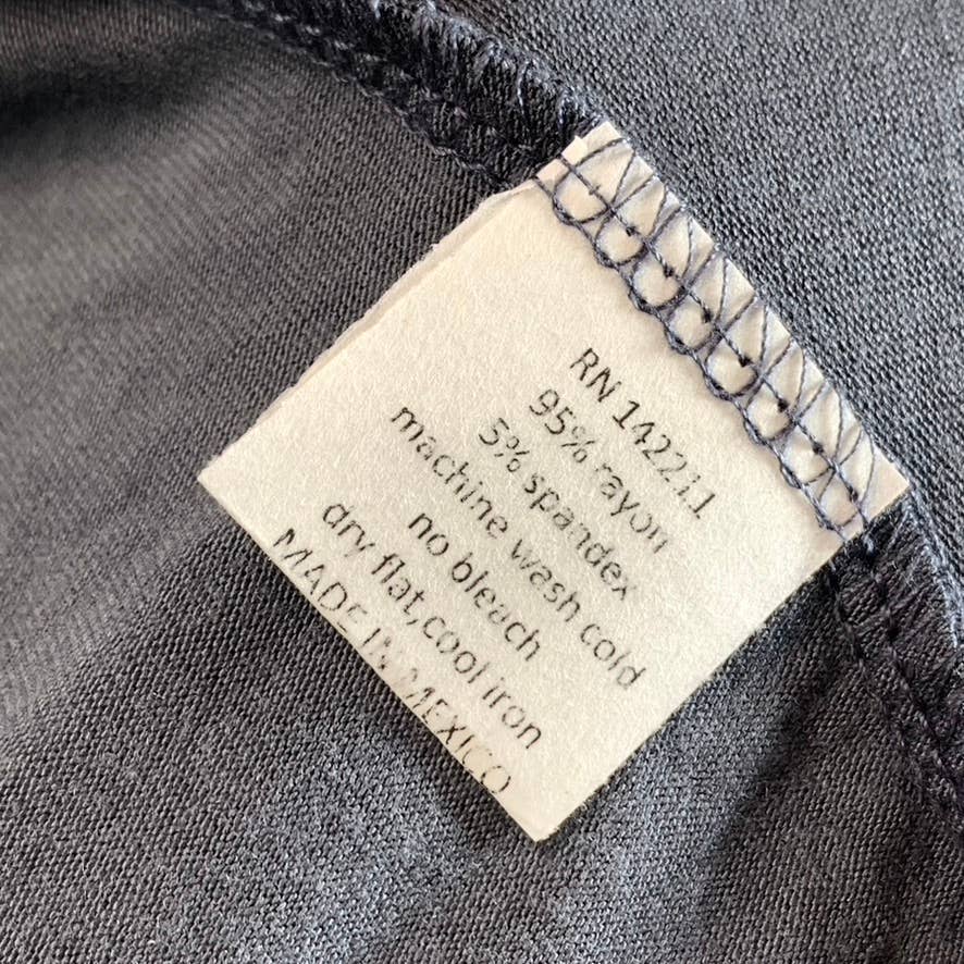 24SEVEN COMFORT APPAREL Women's Grey Long-Sleeve Open-Front Extra Long Cardigan