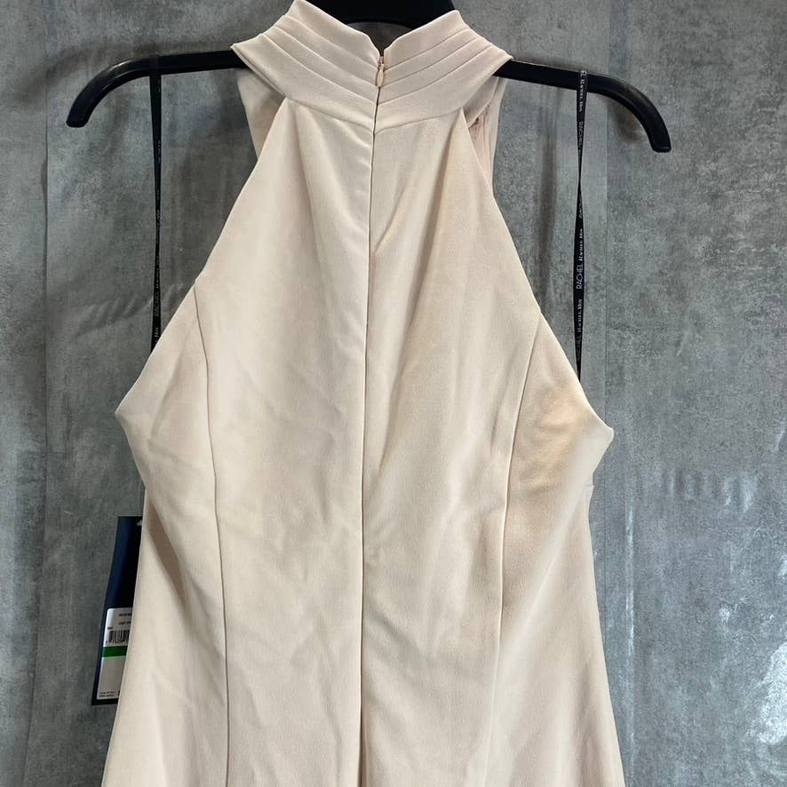 RACHEL RACHEL ROY Women's Light Pink Halter Knee-Length Sheath Dress SZ L