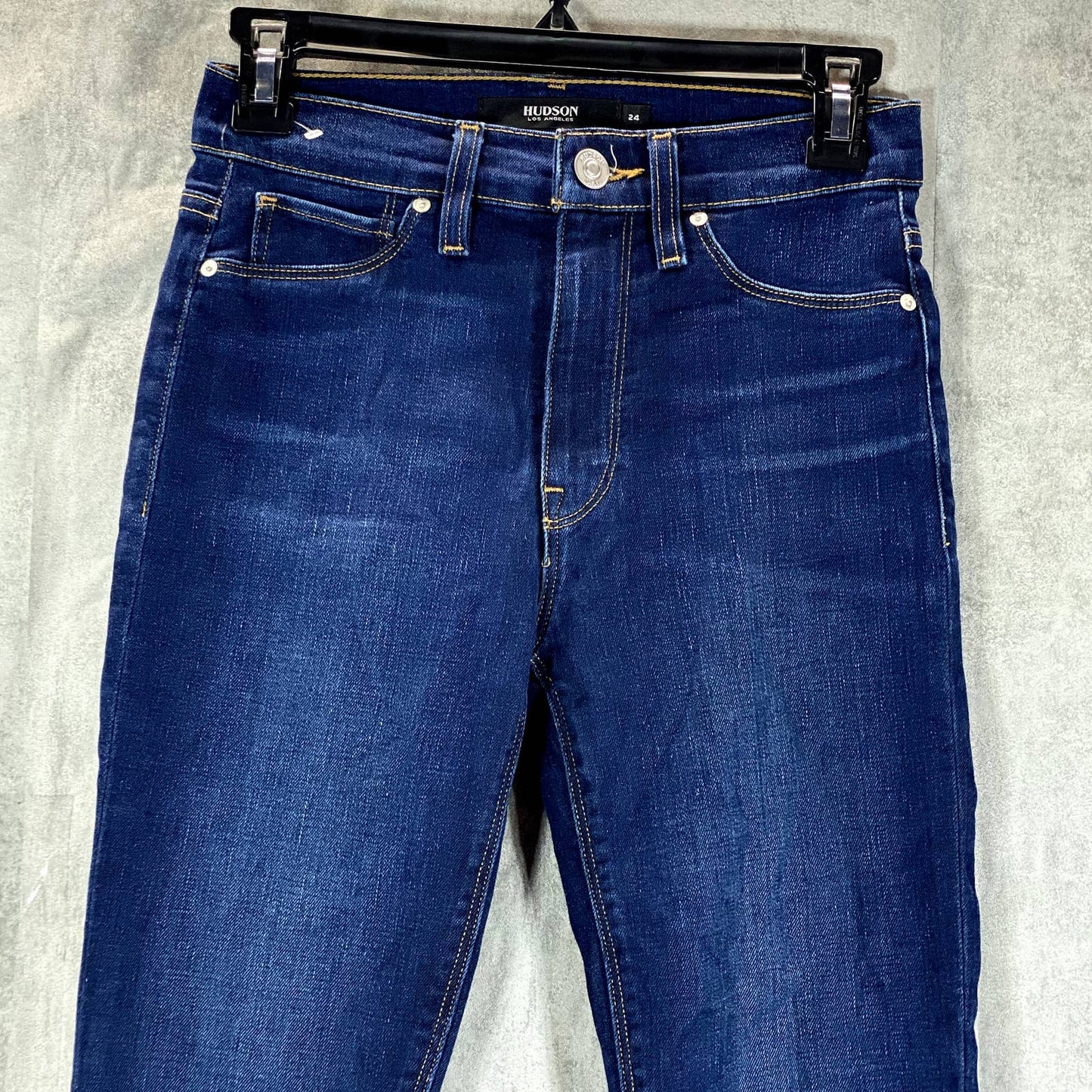 HUDSON Women's Flynn Barbara High-Rise Super Skinny Ankle Jeans SZ 24