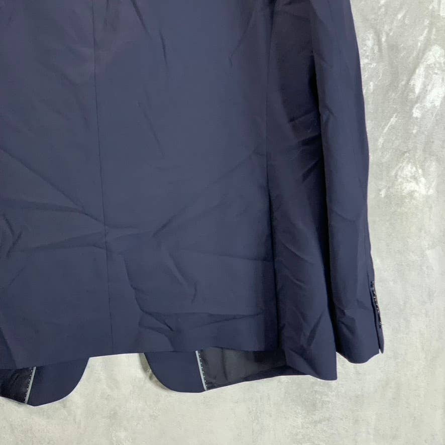 BAR III Men's Navy Skinny-Fit Two-Button Wrinkle-Resistant Wool Jacket SZ 44R