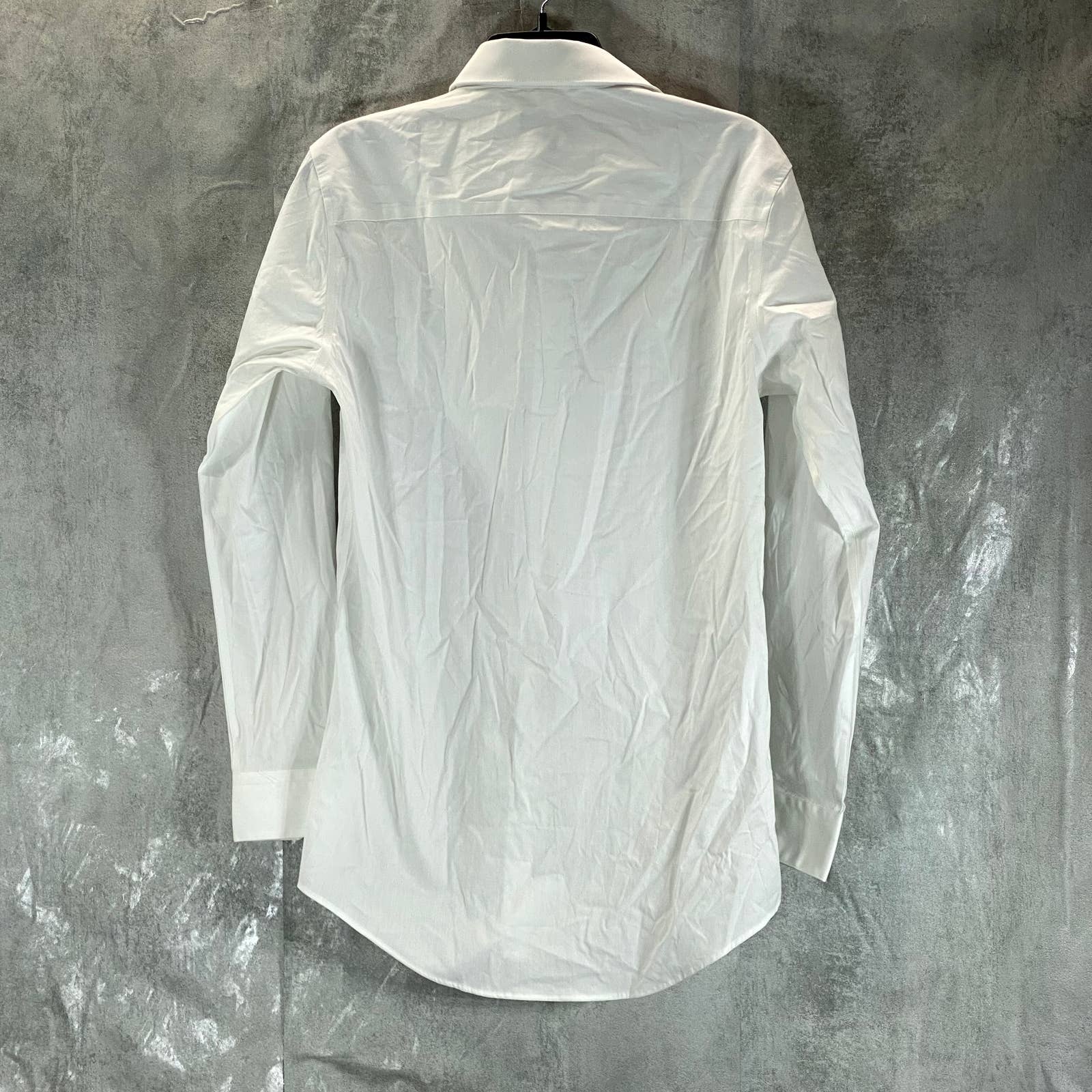 ALFANI Men's White Slim-Fit 2-Way Stretch Button-Up Long-Sleeve Dress Shirt SZ S