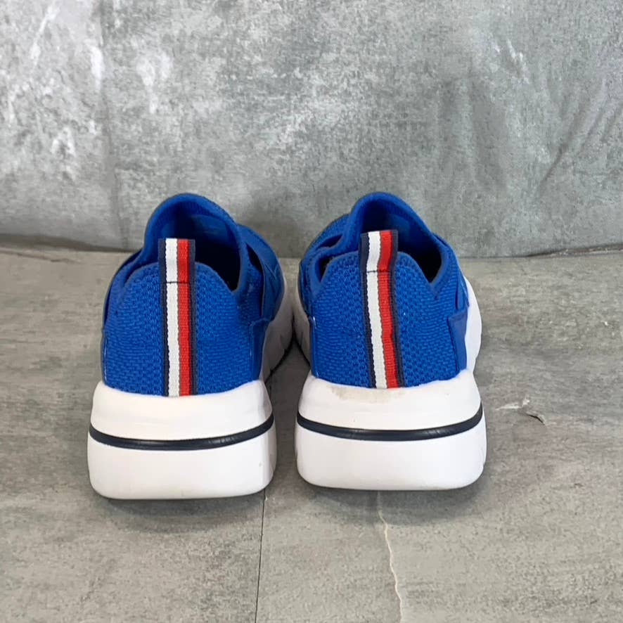 TOMMY HILFIGER Women's Blue Mesh Fina Logo Slip-On Sneakers SZ 7.5