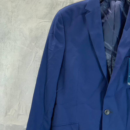 REACTION KENNETH COLE Men's Blue Techni-Cole Slim-Fit Suit Jacket SZ 36R