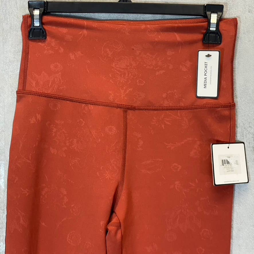 LAUNDRY By Shelli Segal Rust Printed High-Waist Stretch Pull-On Active Leggings SZ S