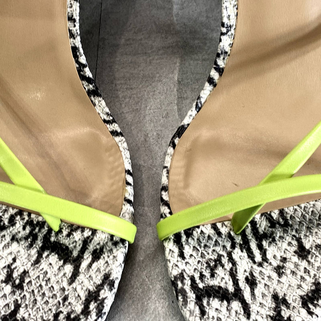 BAR III Women's Multi Smooth Blakke Square-Toe Ankle-Strap Block-Heel Sandal SZ7