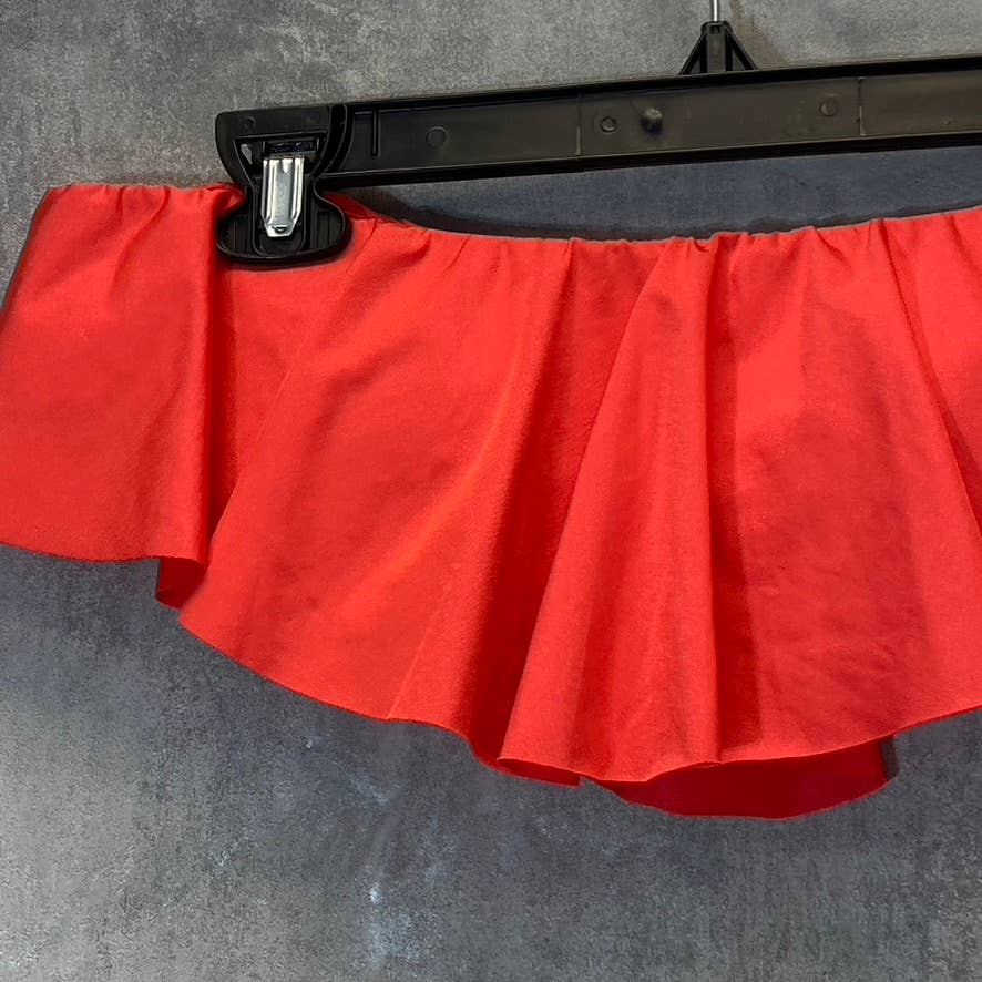 TRINA TURK Women's Poppy Flutter Off-The Shoulder Bandeau Bikini Top SZ 0