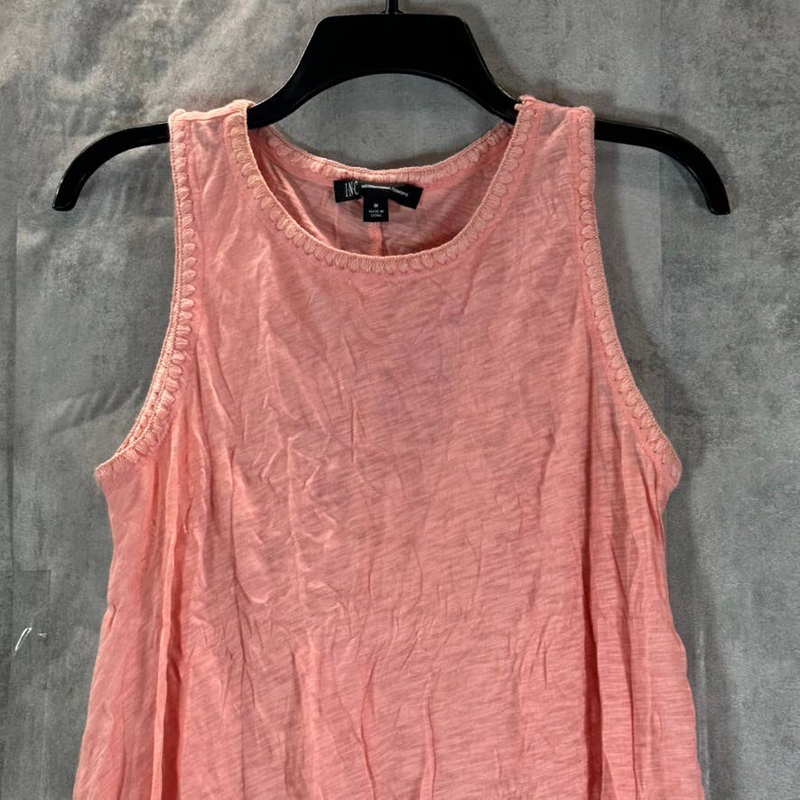 INC INTERNATIONAL CONCEPTS Women's Mango Beach Embroidered High-Low Tank SZ M