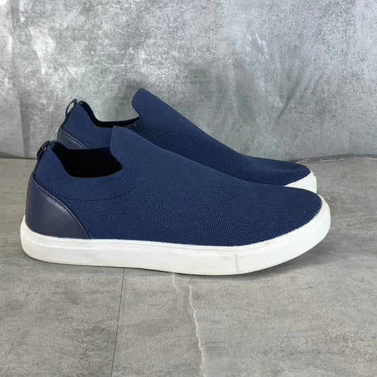 BLONDO Women's Navy Knit Kyla Waterproof Slip-On Platform Sneakers SZ 6.5