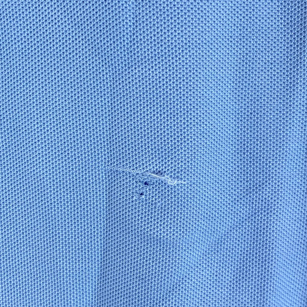 NAUTICA Men's Noon Blue Sustainably Crafted Deck Classic-Fit Polo Shirt SZ L