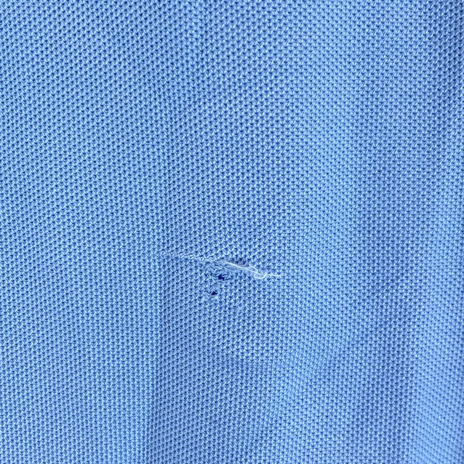 NAUTICA Men's Noon Blue Sustainably Crafted Deck Classic-Fit Polo Shirt SZ L