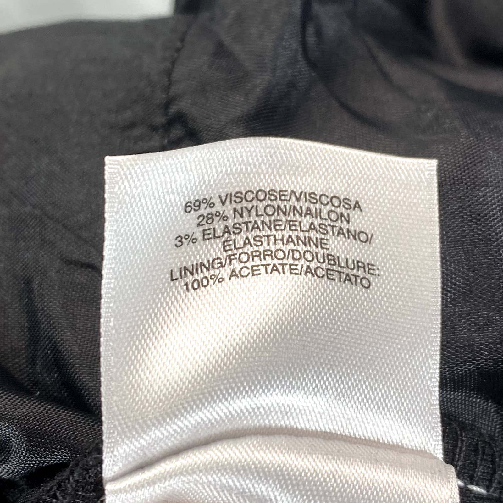 ANNE KLEIN Women's Black Solid Mid-Rise Compression Straight-Leg Pants SZ 2