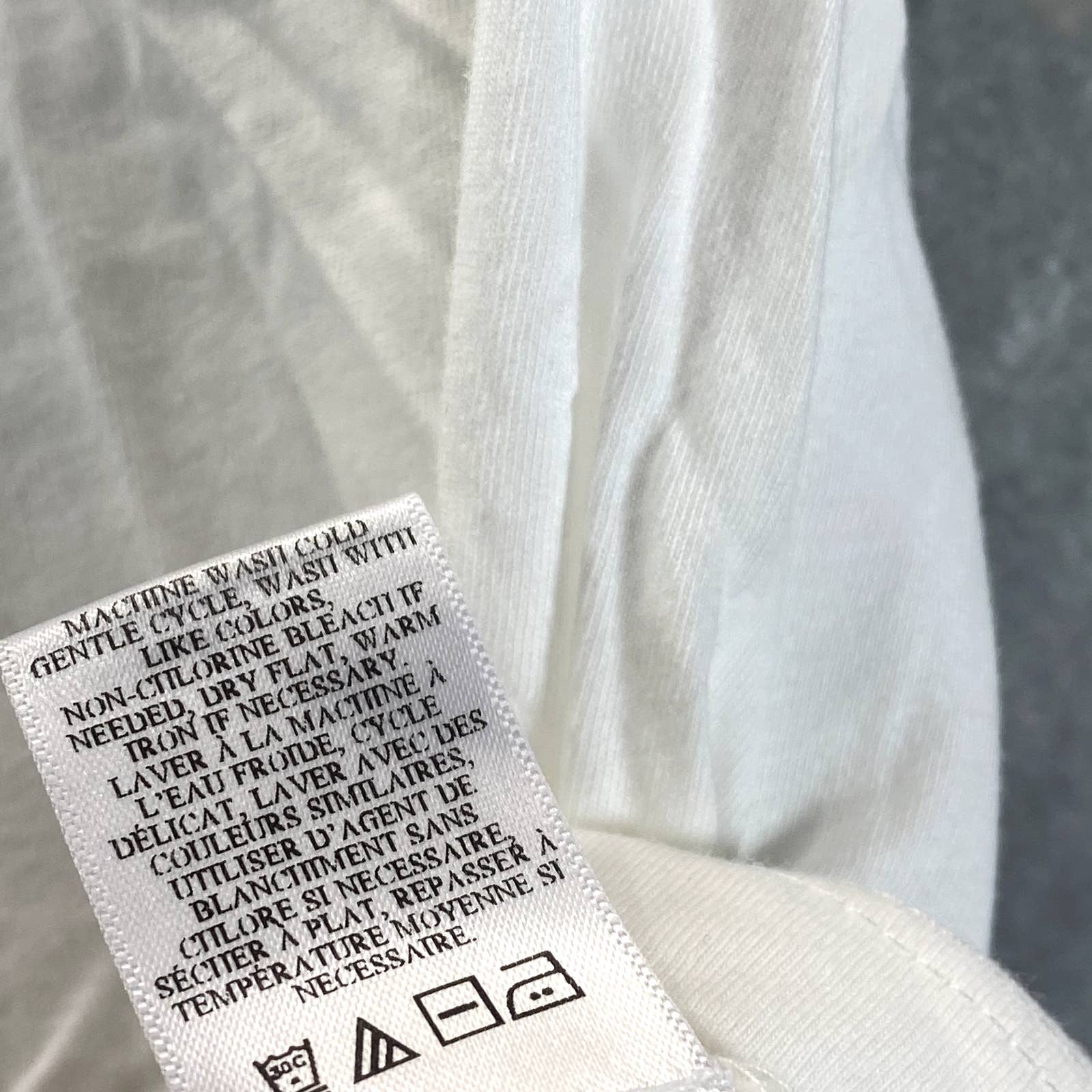 A.L.C Women's White Crewneck Puff-Sleeve Poole Tee SZ M