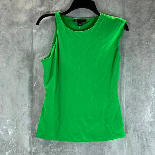 INC INTERNATIONAL CONCEPTS Women's Green Emerald Asymmetrical-Sleeve Top SZ S