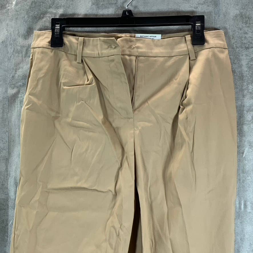 ALFANI Women's Petite Fresh Almond Comfort-Waist Ankle Length Slim Pants SZ 8P