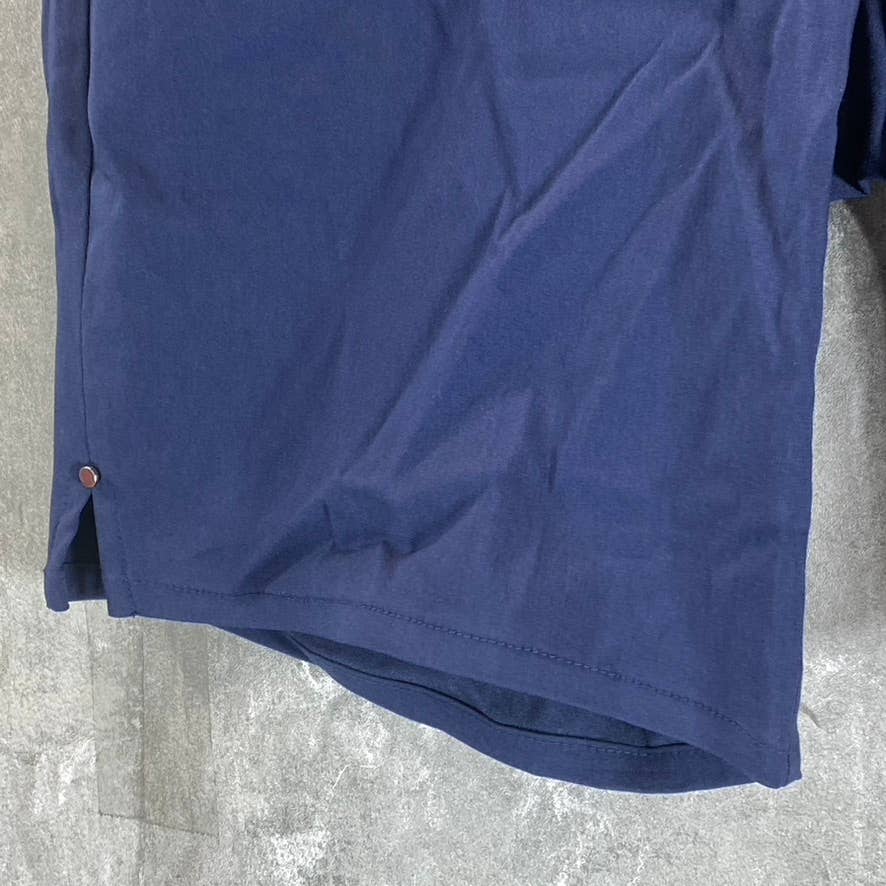 INC INTERNATIONAL Women's Deep Twilight Mid-Rise Bermuda Pull-On Shorts SZ 6