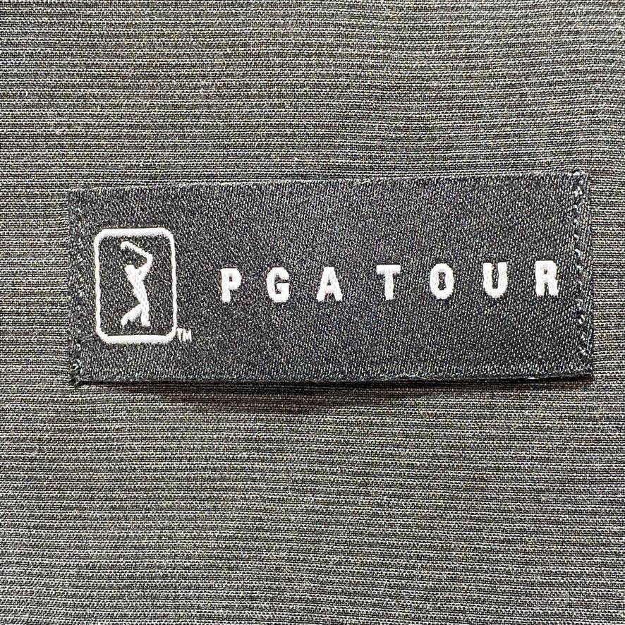 PGA TOUR Charcoal Stretch Flat-Front Golf Shorts SZ 38