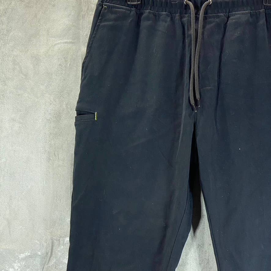 SOCIETY OF THREADS Men's Navy Slim-Fit Drawstring Pull-On Pants SZ L
