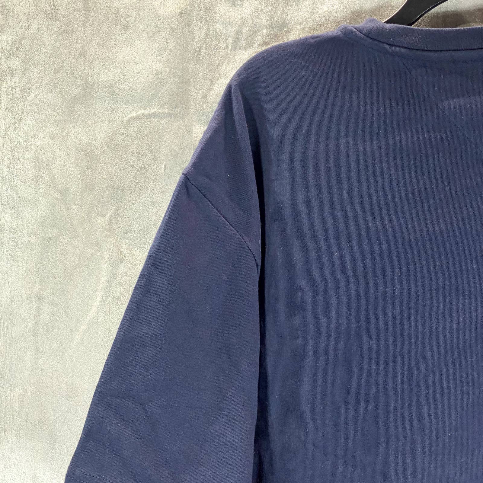 TOMMY JEANS Men's Twilight Navy Crewneck Printed Archive Graphic Boxy Fit TShirt