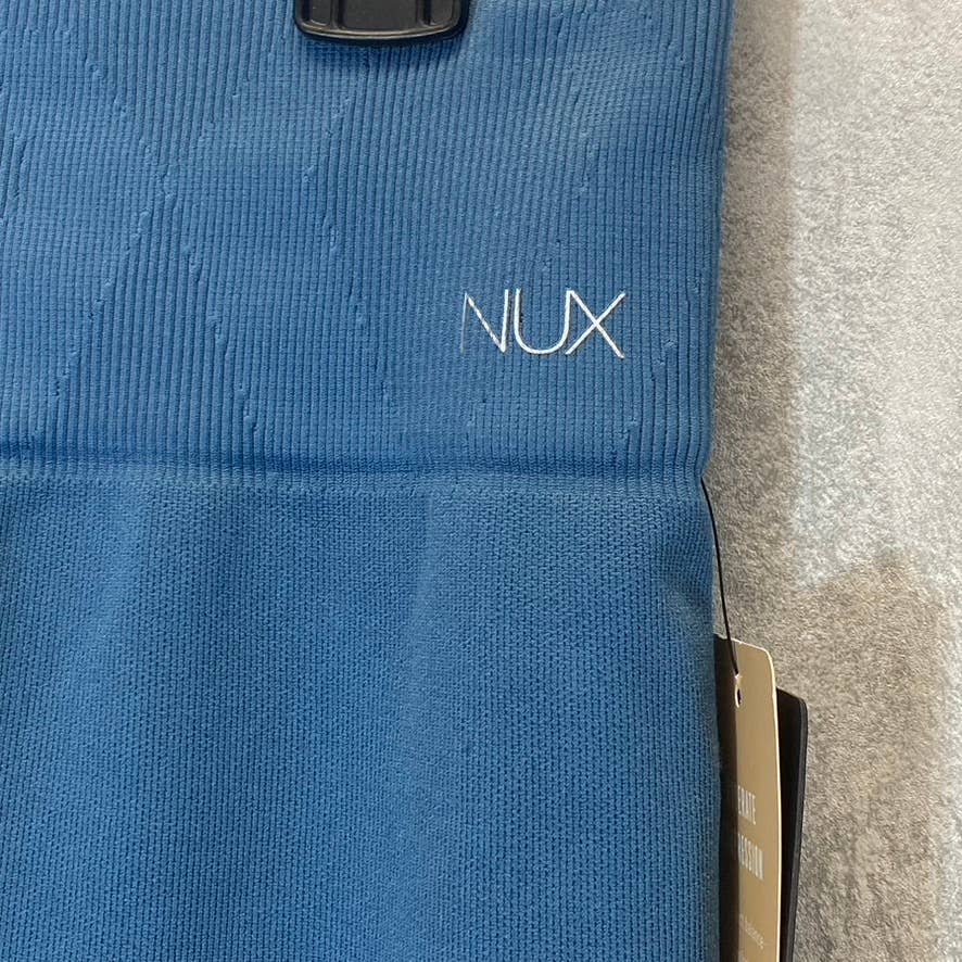 NUX Women's Steely Skies High Life High-Waist Open Mesh Seamless Pull-On Ankle Leggings SZ S
