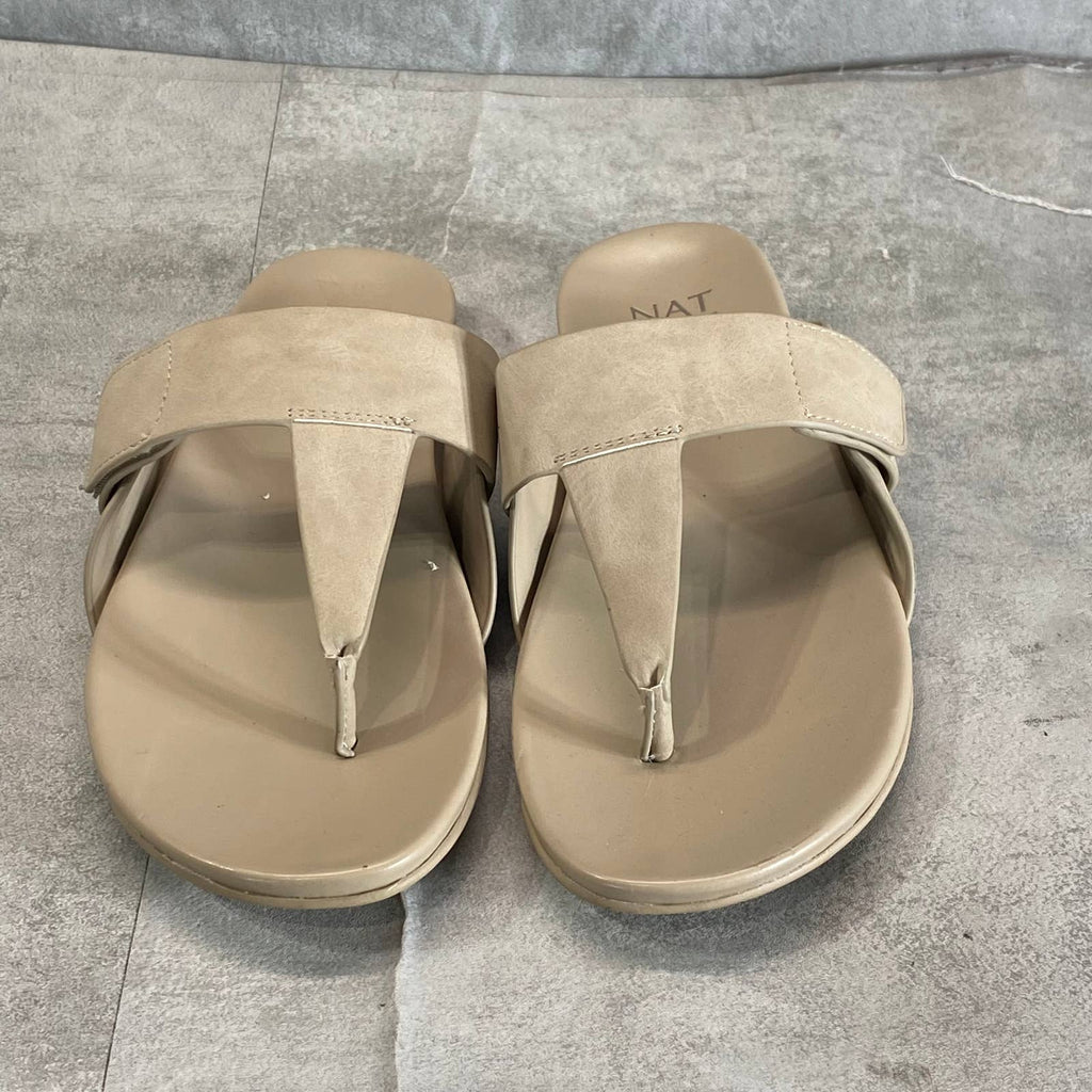 NATURALIZER Women's Porcelain GenN-Twirl Slip-On Thong Sandals SZ 6