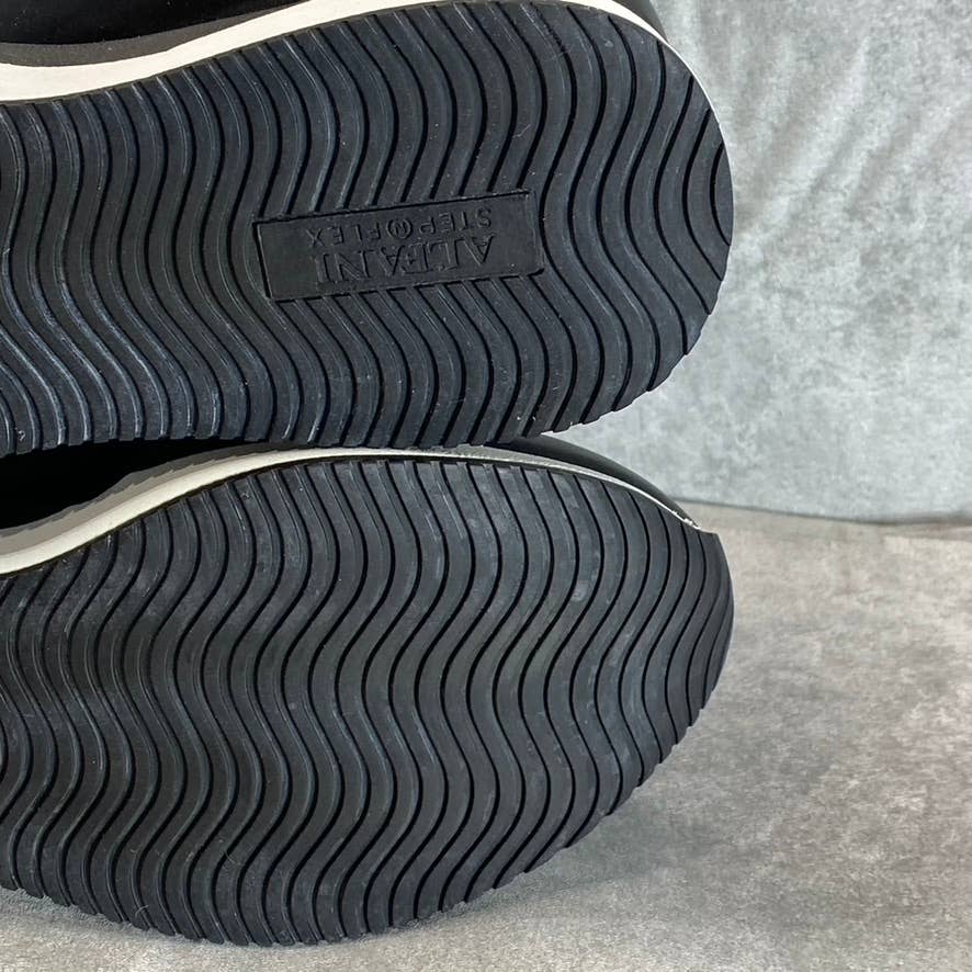 ALFANI Step N' Flex Women's Black Waldenn Lace-Up Wedge Platform Sneakers SZ 5.5