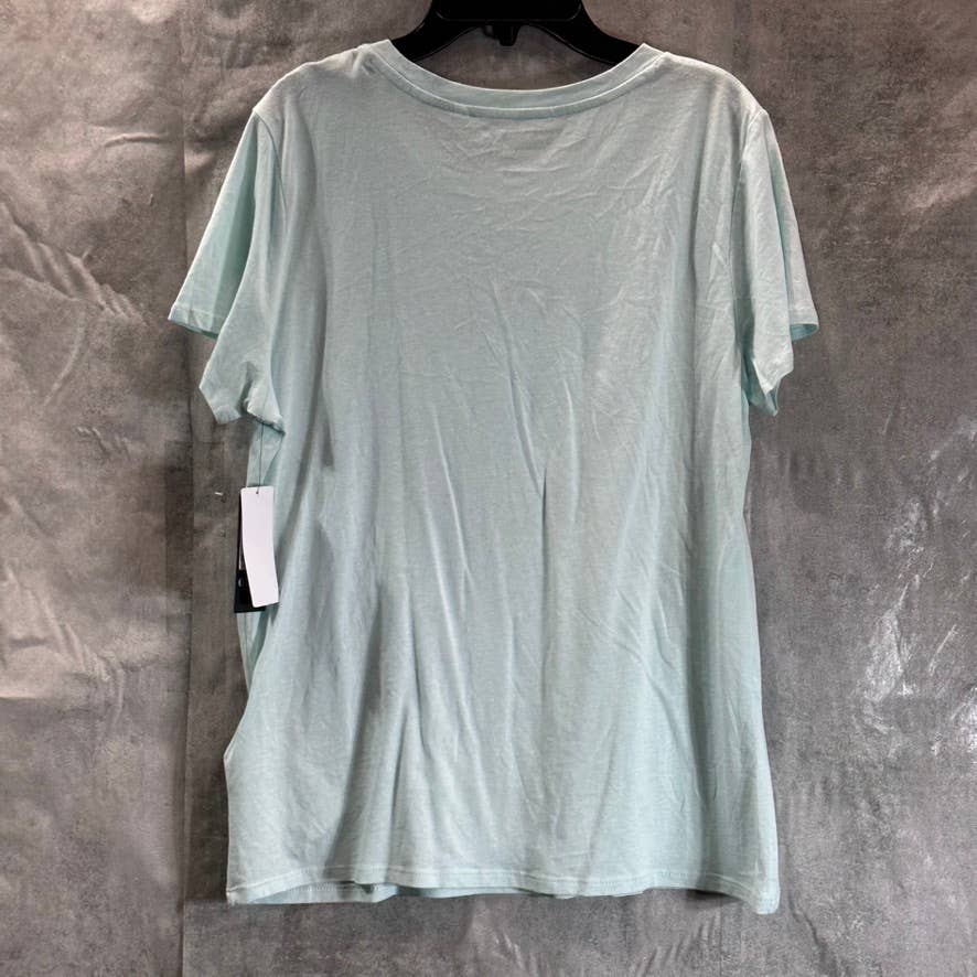 GUESS Women's Aloe Palm No Rules Girl Short-Sleeve Crewneck Easy Tee SZ M